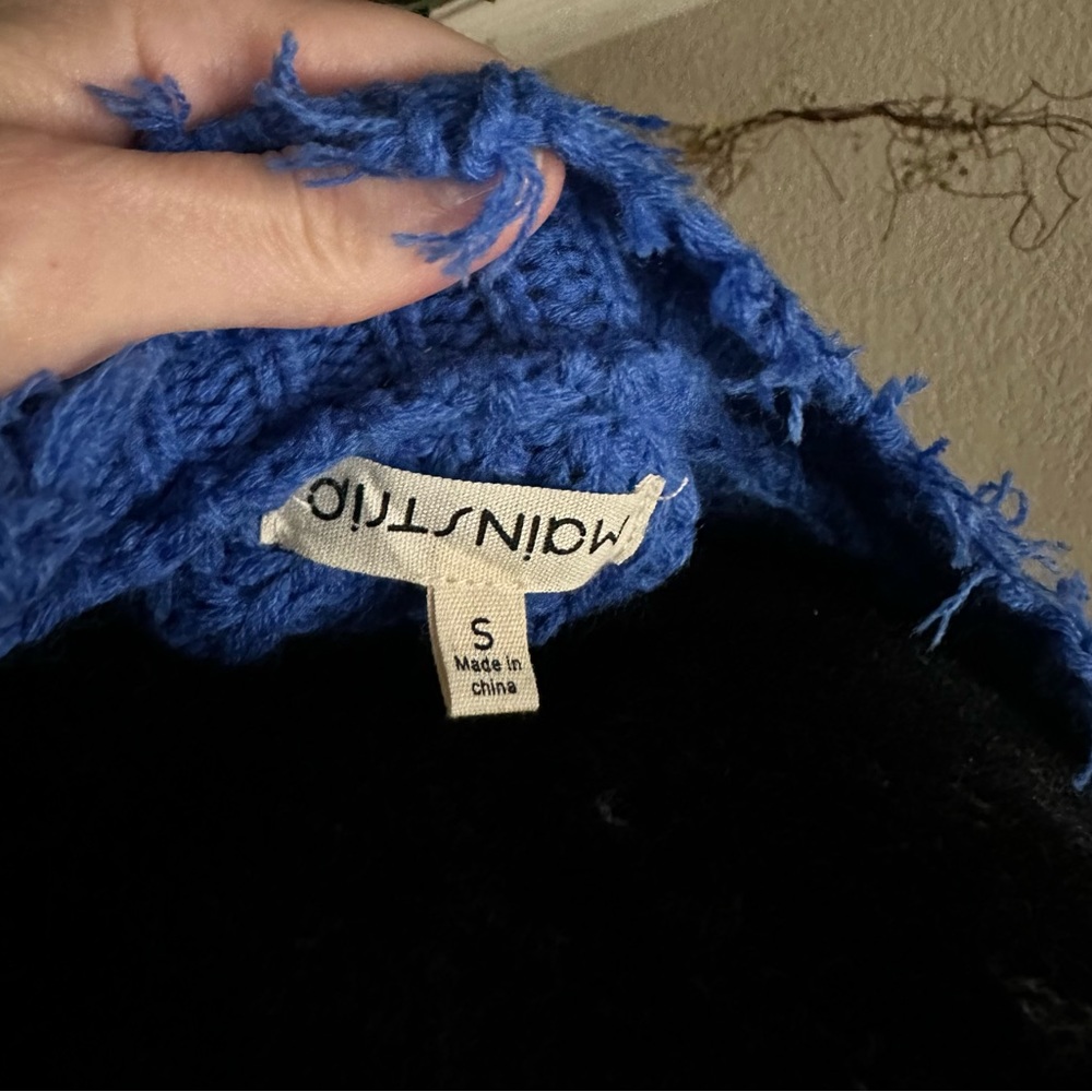 New! Fringe & Sparkle Game Day Sweater (Small) - Picture 7 of 7
